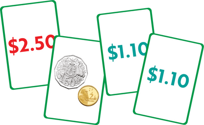 Learning Can Be Fun - Australian Money Snap Game