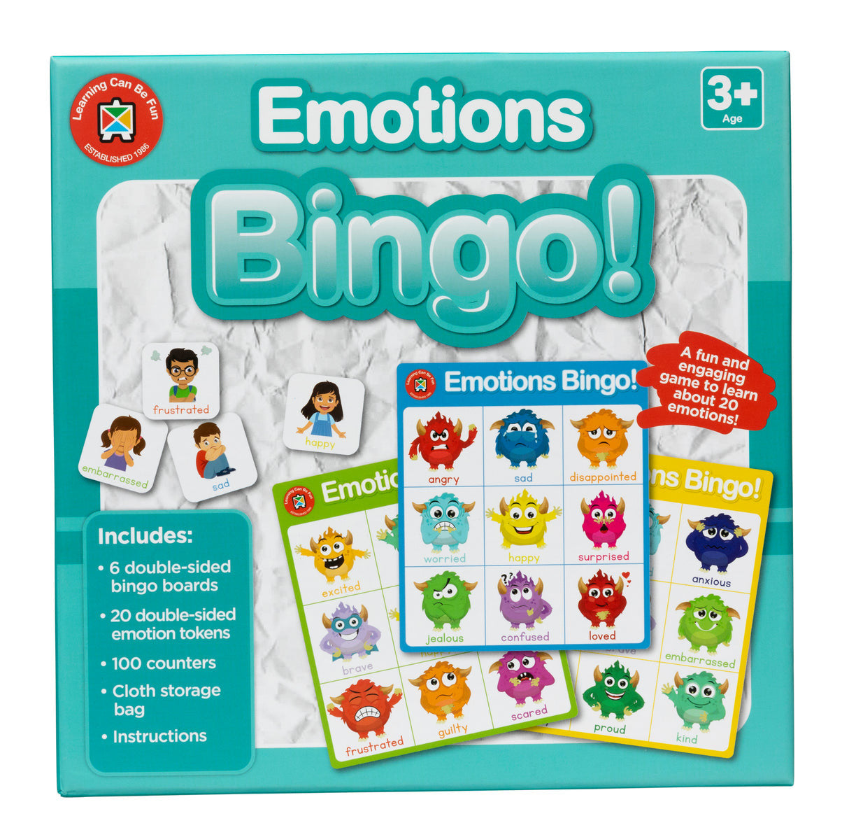 Learning Can Be Fun -  Emotions Bingo