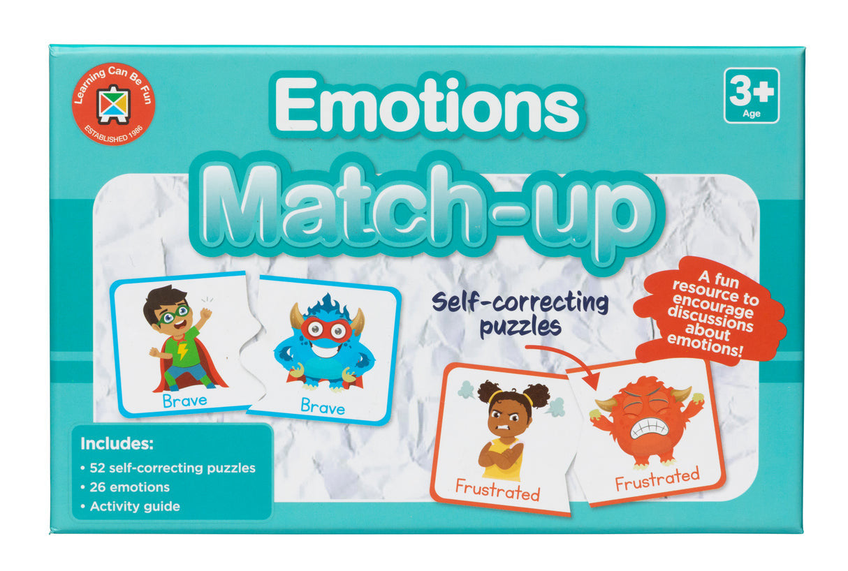 Learning Can Be Fun -  Emotions Match-up Self-Correcting Puzzles