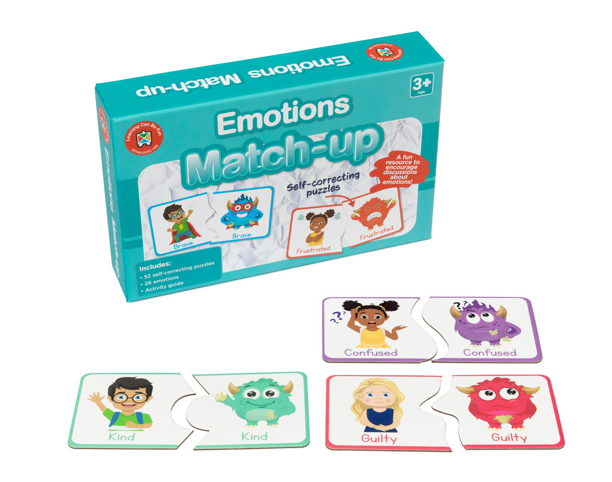 Learning Can Be Fun -  Emotions Match-up Self-Correcting Puzzles