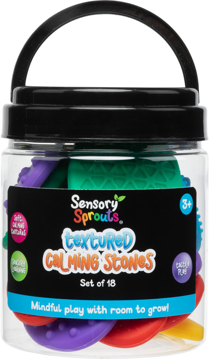 Sensory Sprouts Textured Calming Stones Set of 18