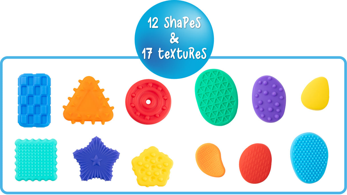 Sensory Sprouts Textured Calming Shapes & Stones Set of 12
