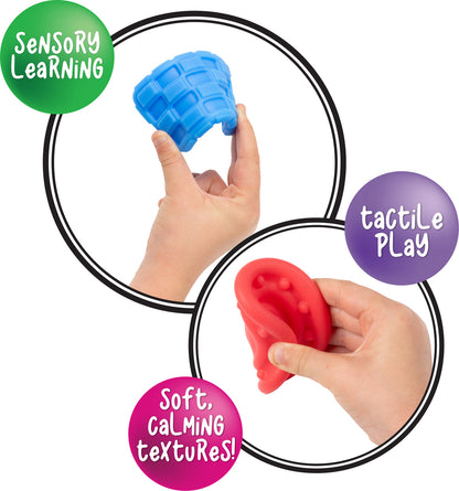Sensory Sprouts Textured Calming Shapes & Stones Set of 12
