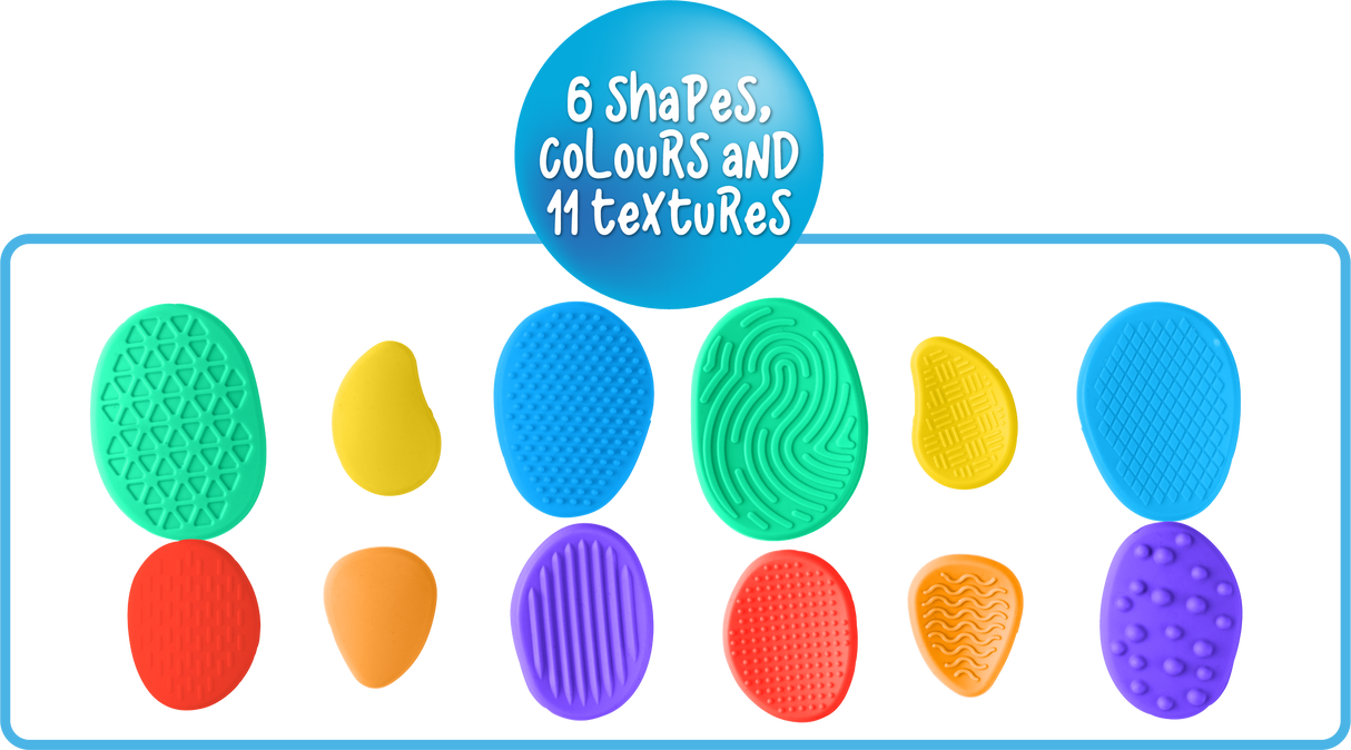 Sensory Sprouts Textured Calming Stones Set of 18