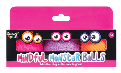 Sensory Sprouts - Mindful Monster Balls Pink