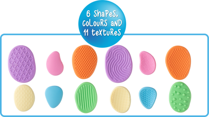 Sensory Sprouts Textured Pastel Calming Stones Set of 18