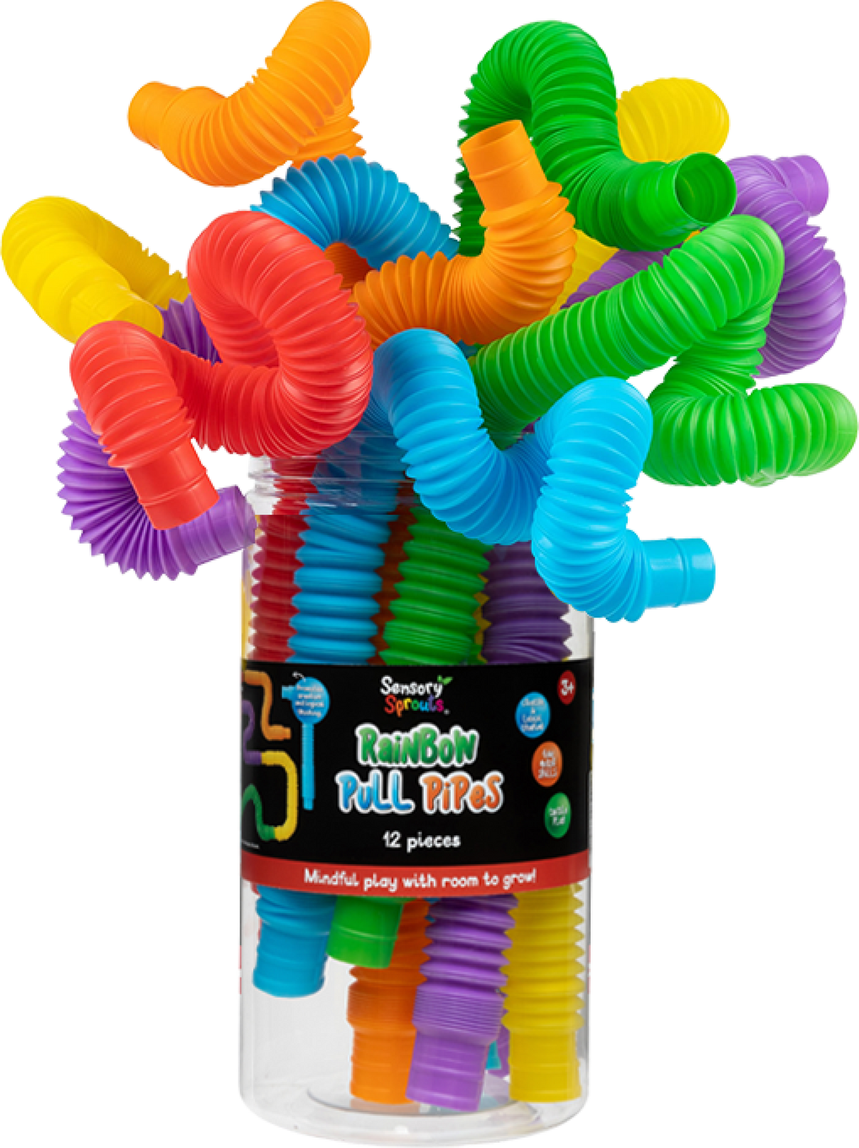 Sensory Sprouts Pull Pipes Jar of 12