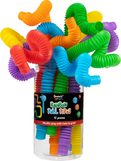 Sensory Sprouts Pull Pipes Jar of 12