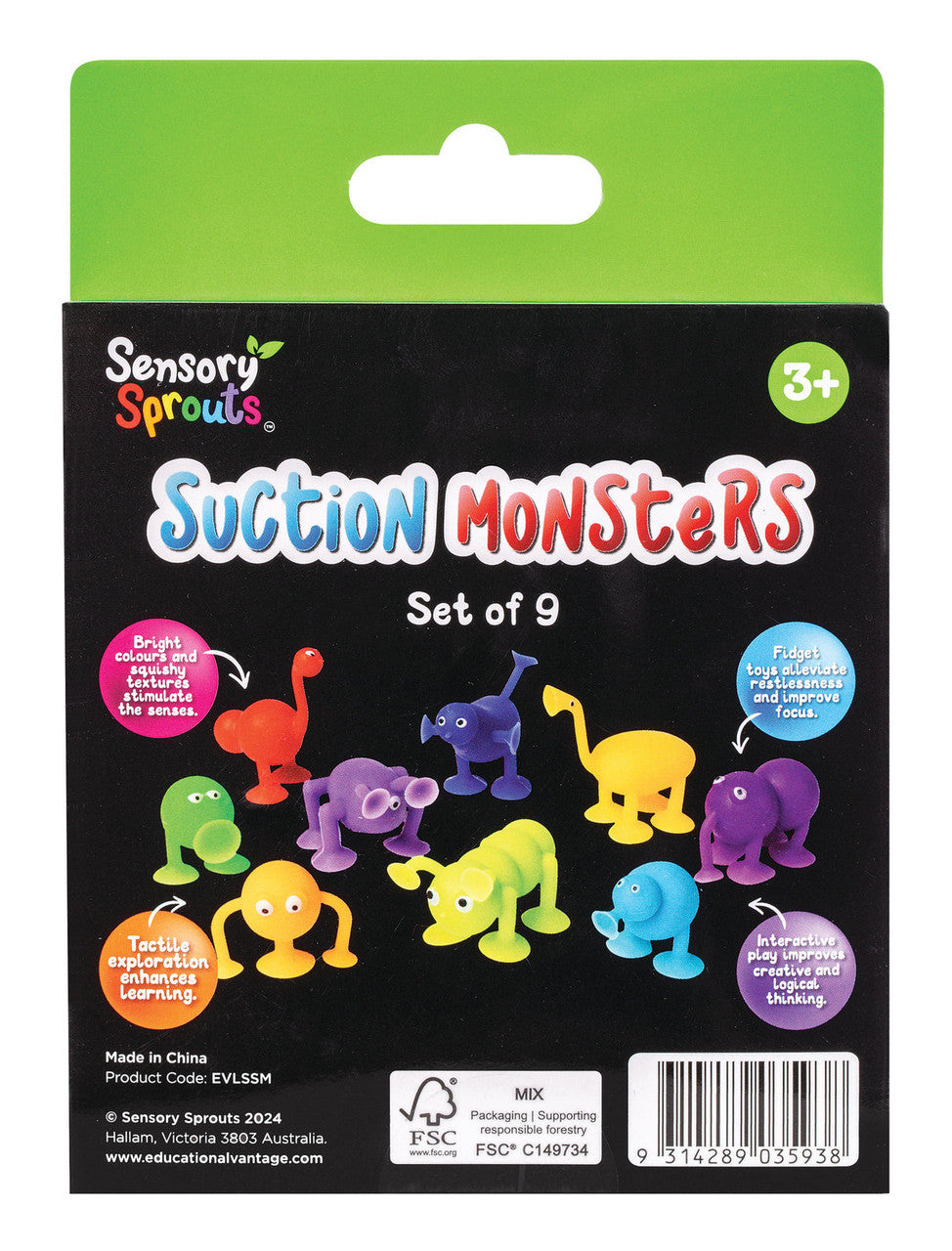 Sensory Sprouts - Suction Monsters