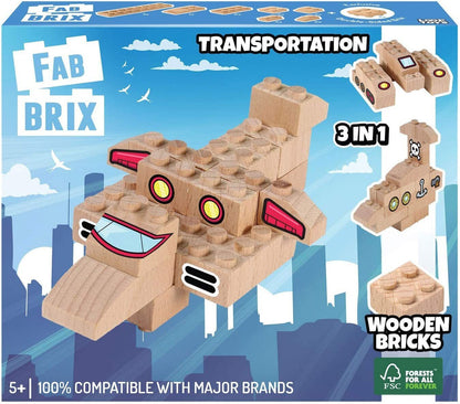 FabBrix - Transportation 3-in1 Set