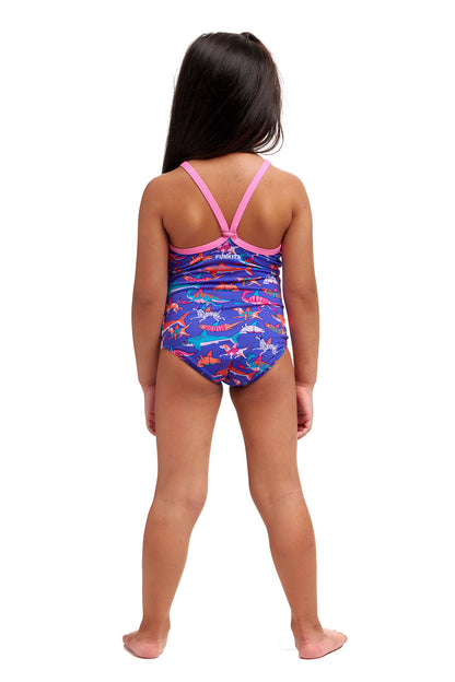 Funkita - Toddler Girls One Piece Swimmers - Doggie Paddle