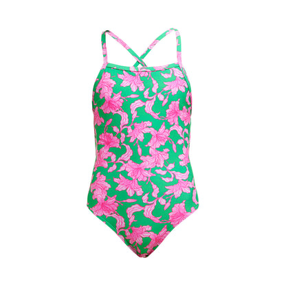 Funkita - Girls Strapped In One Piece Swimmers - Blossom Fly