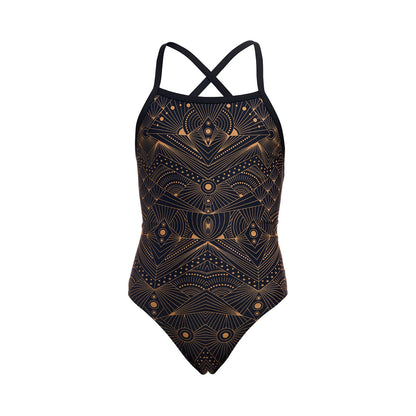 Funkita - Girls Strapped In One Piece Swimmers - To The Stars
