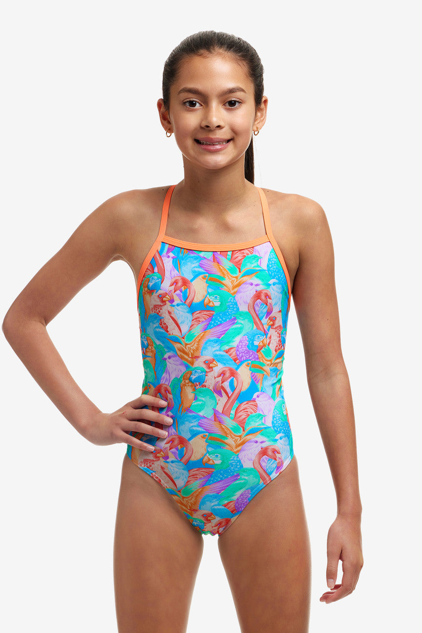Funkita - Girls Tie Me Tight One Piece Swimmers - Birdsville