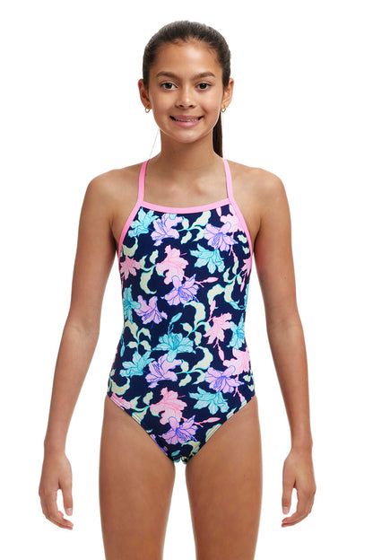 Funkita - Girls Tie Me Tight One Piece Swimmers - Fast Flow
