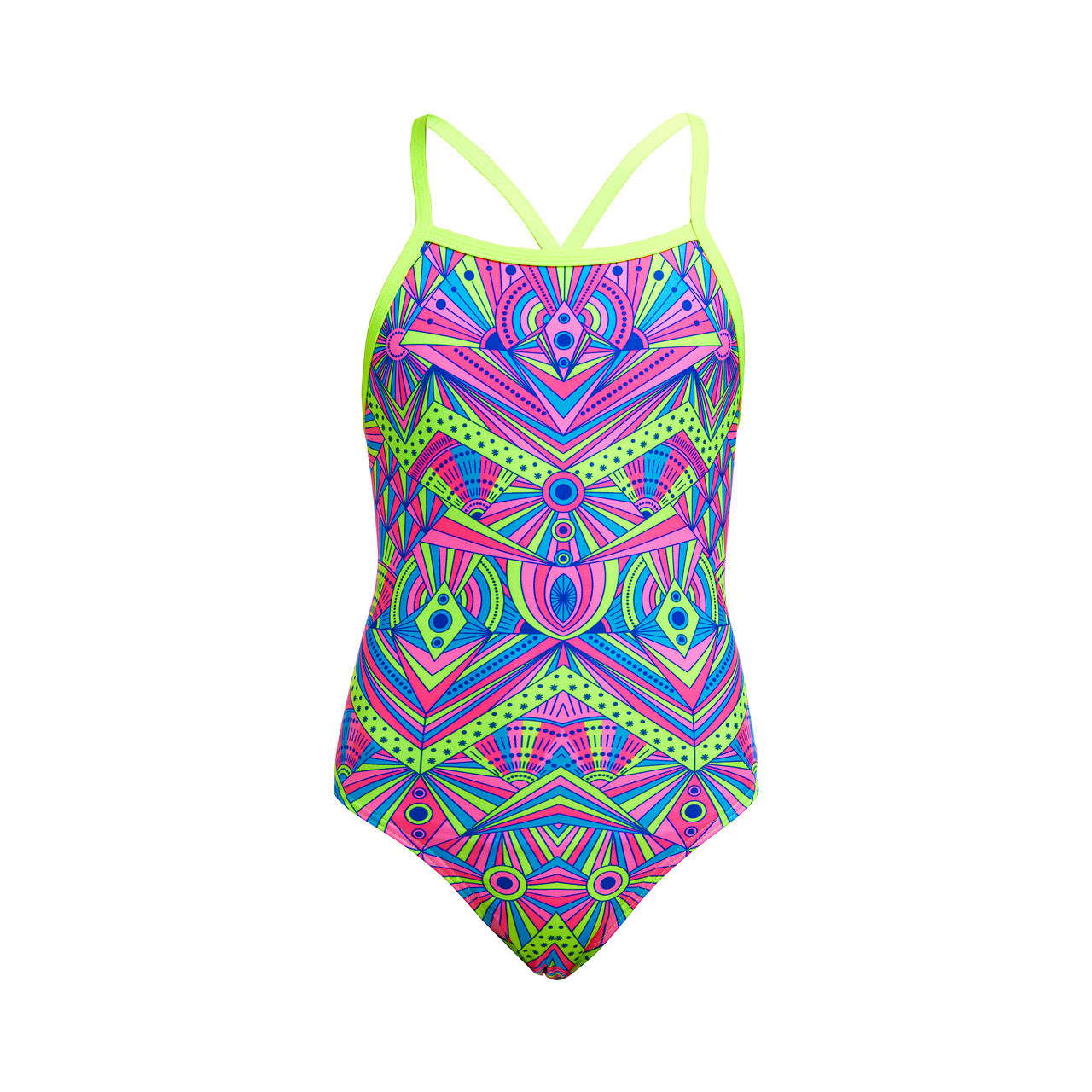 Funkita - Girls Tie Me Tight One Piece Swimmers - Stellar Stars