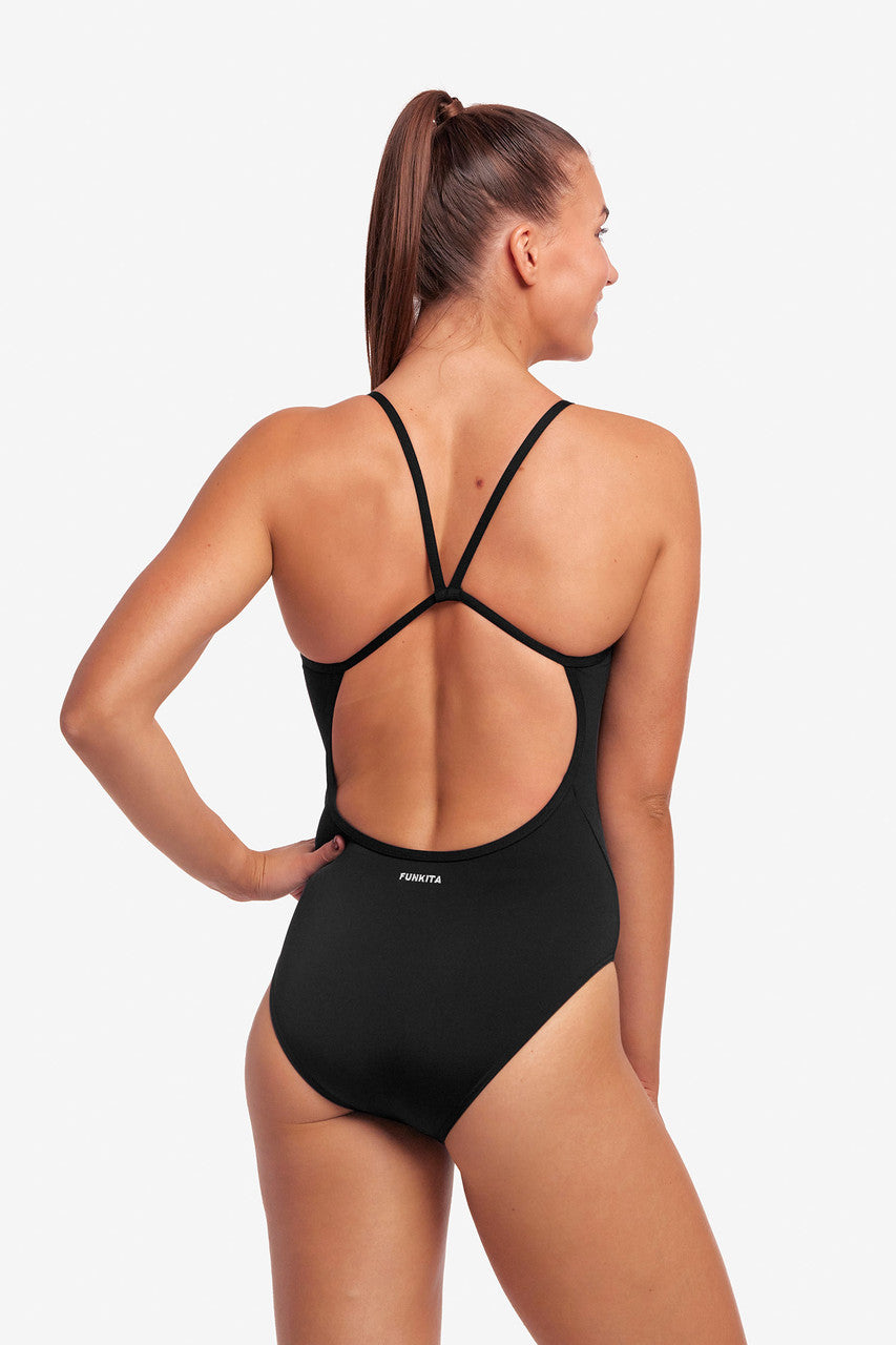 Funkita - Swim Secure One Piece Swimmers - Still Black