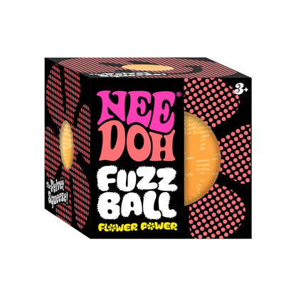 NeeDoh - Fuzz Ball Flower Power - Orange
