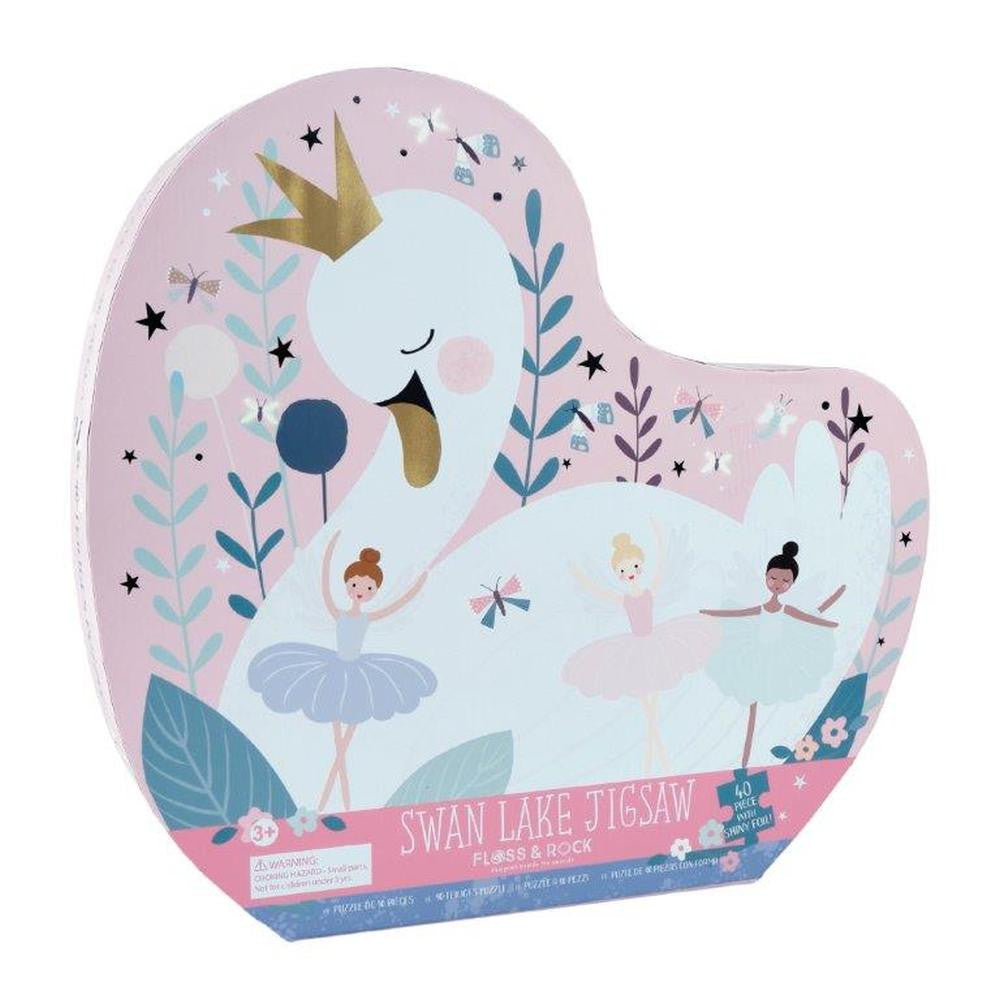 Floss & Rock 40pc - Swan Lake Shaped Puzzle