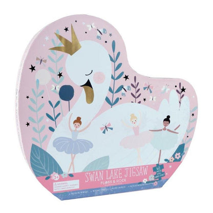 Floss & Rock 40pc - Swan Lake Shaped Puzzle