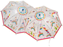 Floss & Rock - Colour Changing Umbrella - Rainbow Fairy Transparent