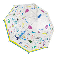 Floss & Rock Colour Changing Umbrella - Transparent Ocean
