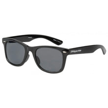 Frankie Ray Kids Sunglasses Gadget Black with sporty wrap-style frame and UV400 smoke lenses for children aged 3 to 8 years