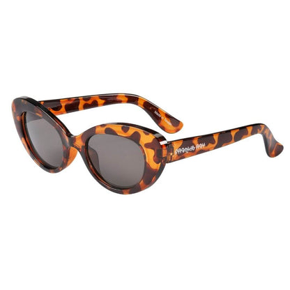 Frankie Ray Kids Sunglasses Lulu Tortoise with classic rounded tortoise shell frame and UV400 smoke lenses for children aged 3 to 8 years