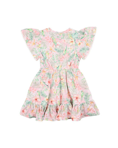 Fox & Finch - Budgie Pink Floral Dress