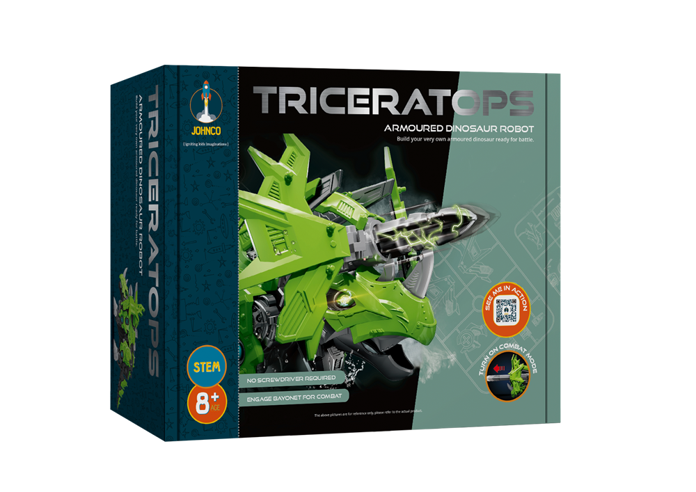 Johnco - Triceraptops - Armoured Dinosaur Robot
