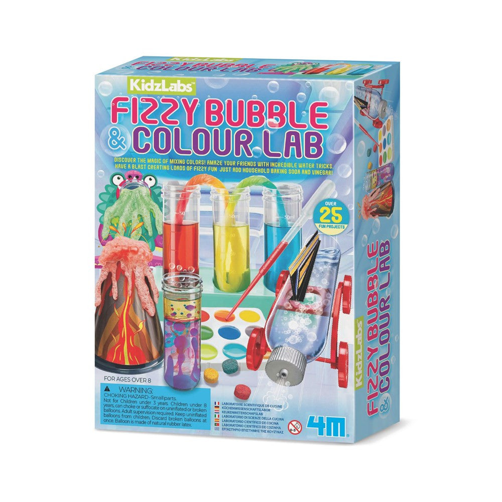4M - KidzLabs - Fizzy Bubble & Colour Lab