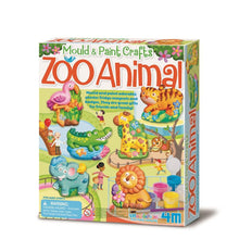 4M - Mould & Paint - Zoo Animals