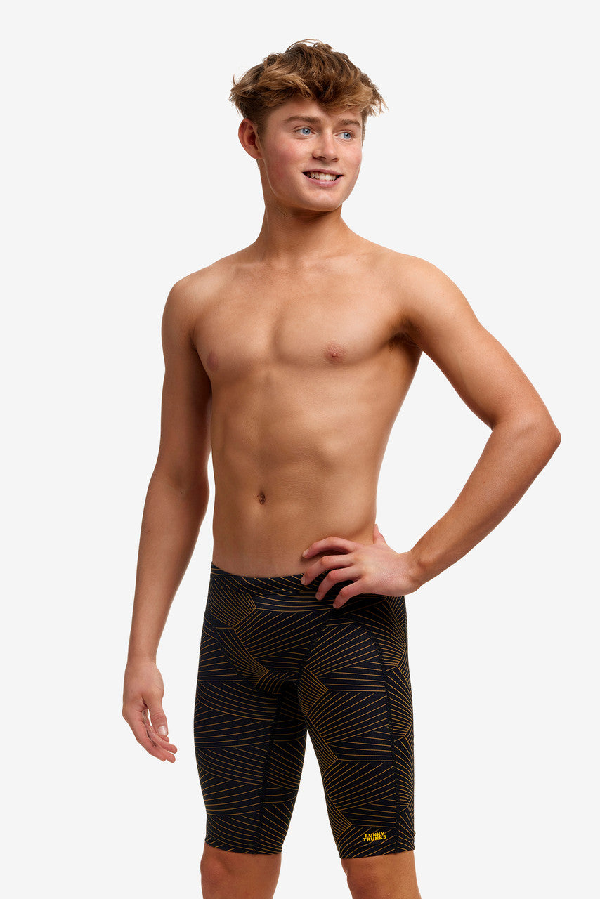 Funky Trunks - Boy's Jammers - Gold Weaver