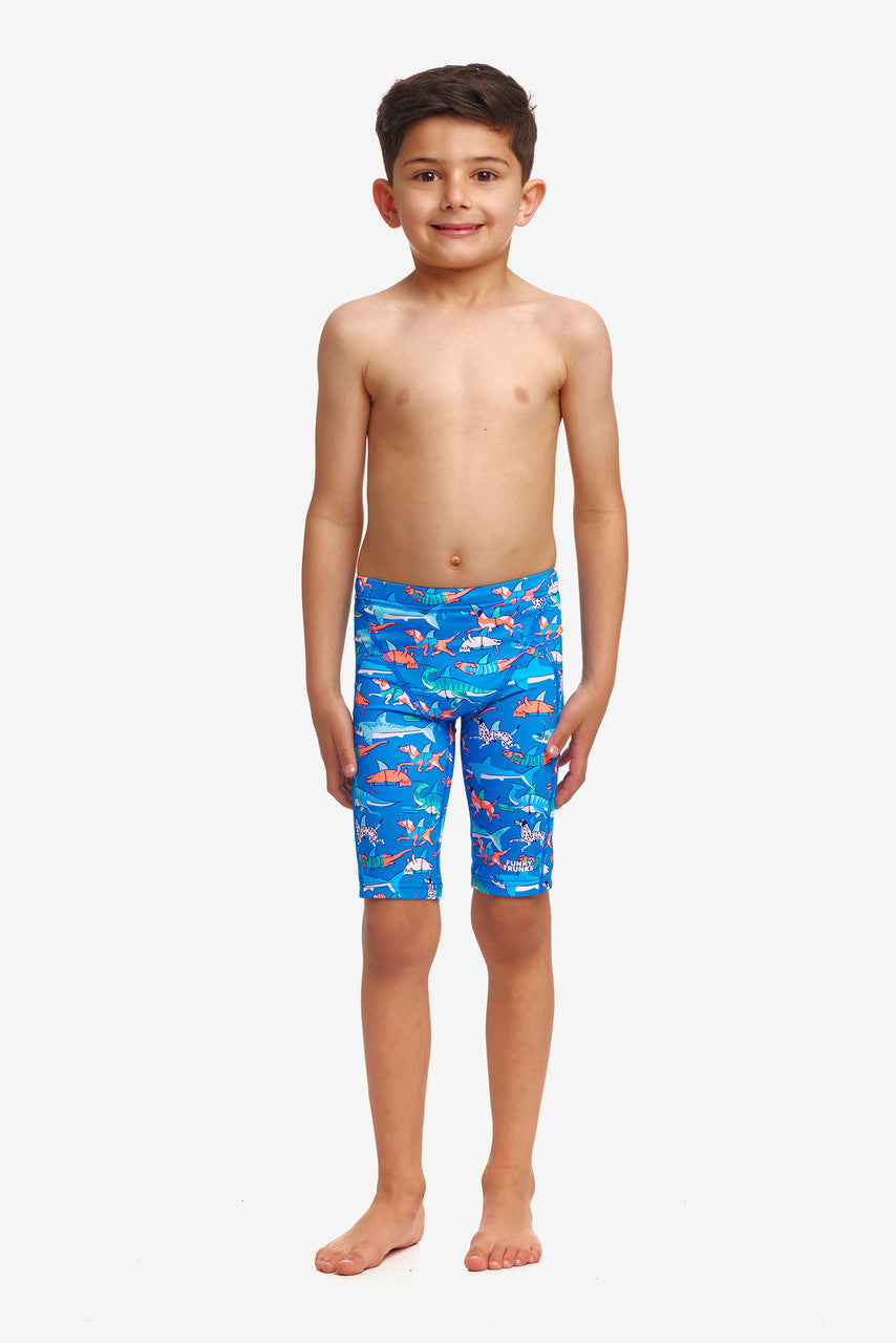 Funky Trunks - Miniman Toddler Boy's Jammers - Fin Swimming