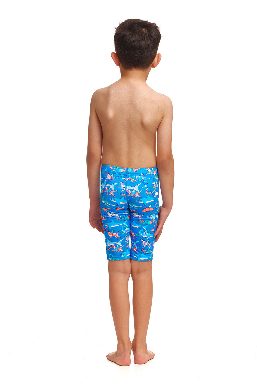 Funky Trunks - Miniman Toddler Boy's Jammers - Fin Swimming