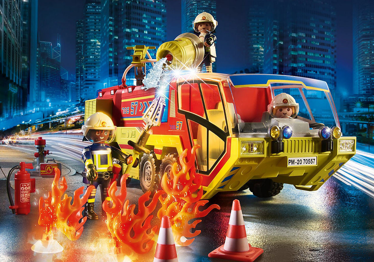 Playmobil - Fire Engine with Truck 70557
