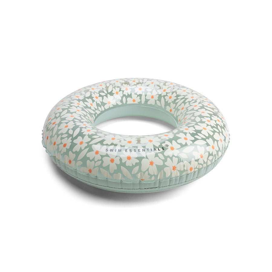 Swim Essentials - Inflatable Swim Ring - Florish Green 90cm