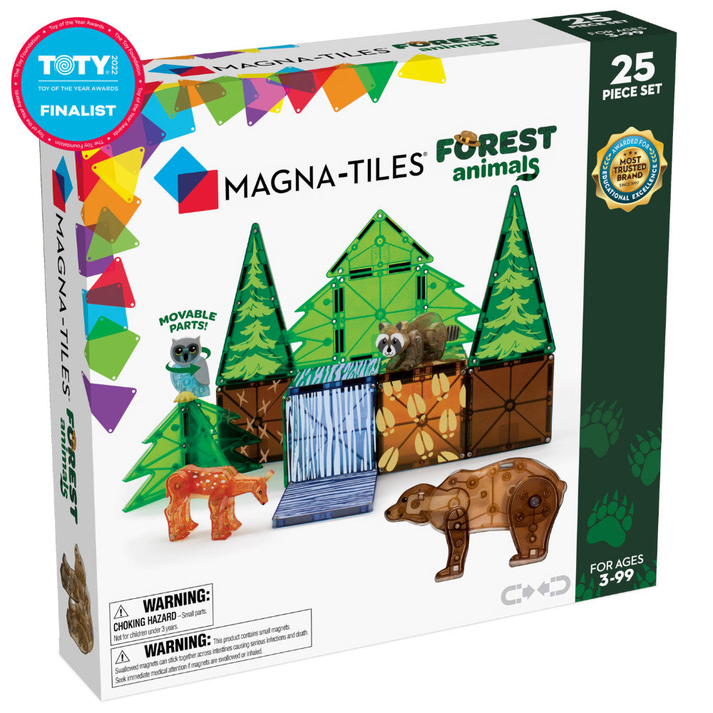 MAGNA-TILES - Forest Animals - 25 Piece Set