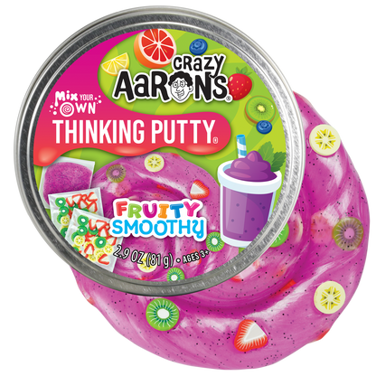 Crazy Aaron's Thinking Putty - Mix It - Fruity Smoothy 4" Tin