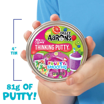 Crazy Aaron's Thinking Putty - Mix It - Fruity Smoothy 4" Tin