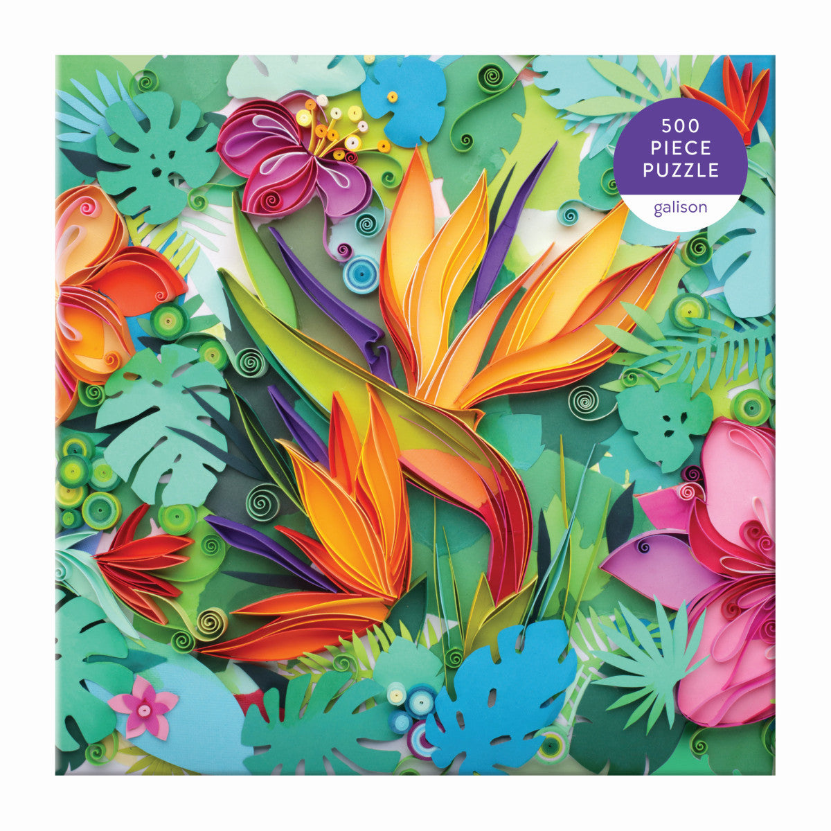Galison 500pc - Paper Paradise Puzzle