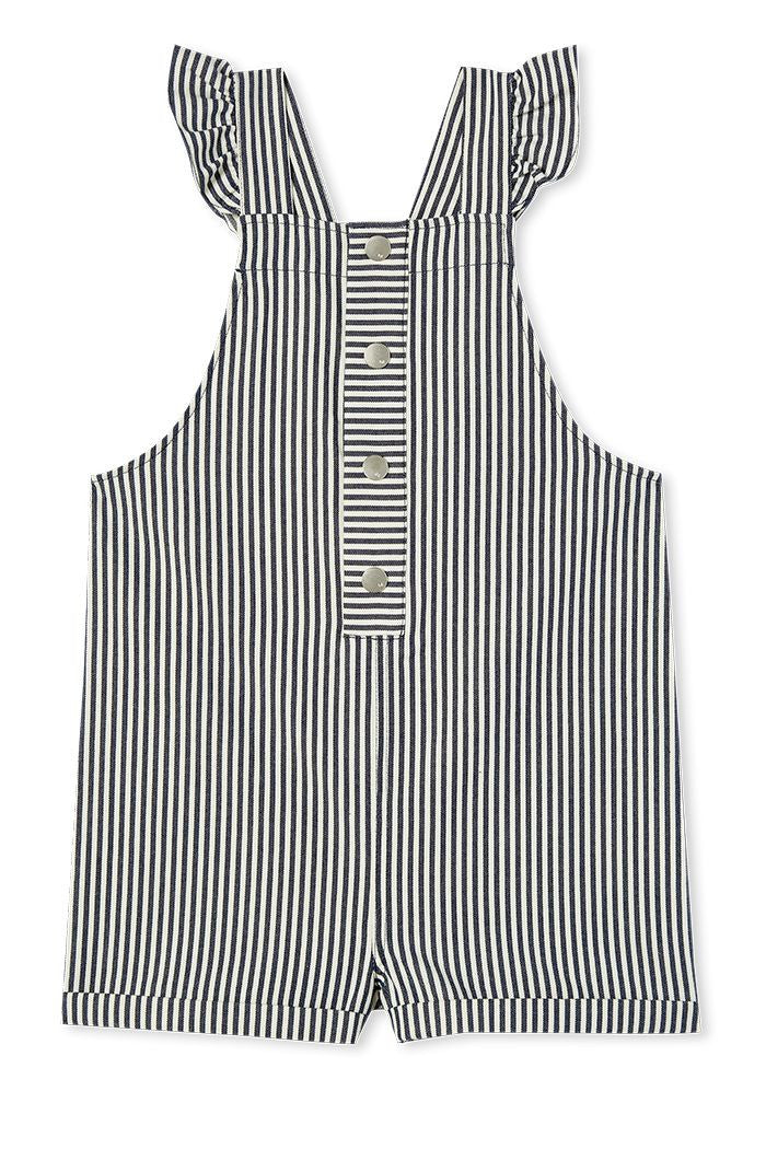 Striped Overalls