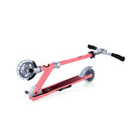 Globber - FLOW ELEMENT Scooter with Lights - Coral Pink