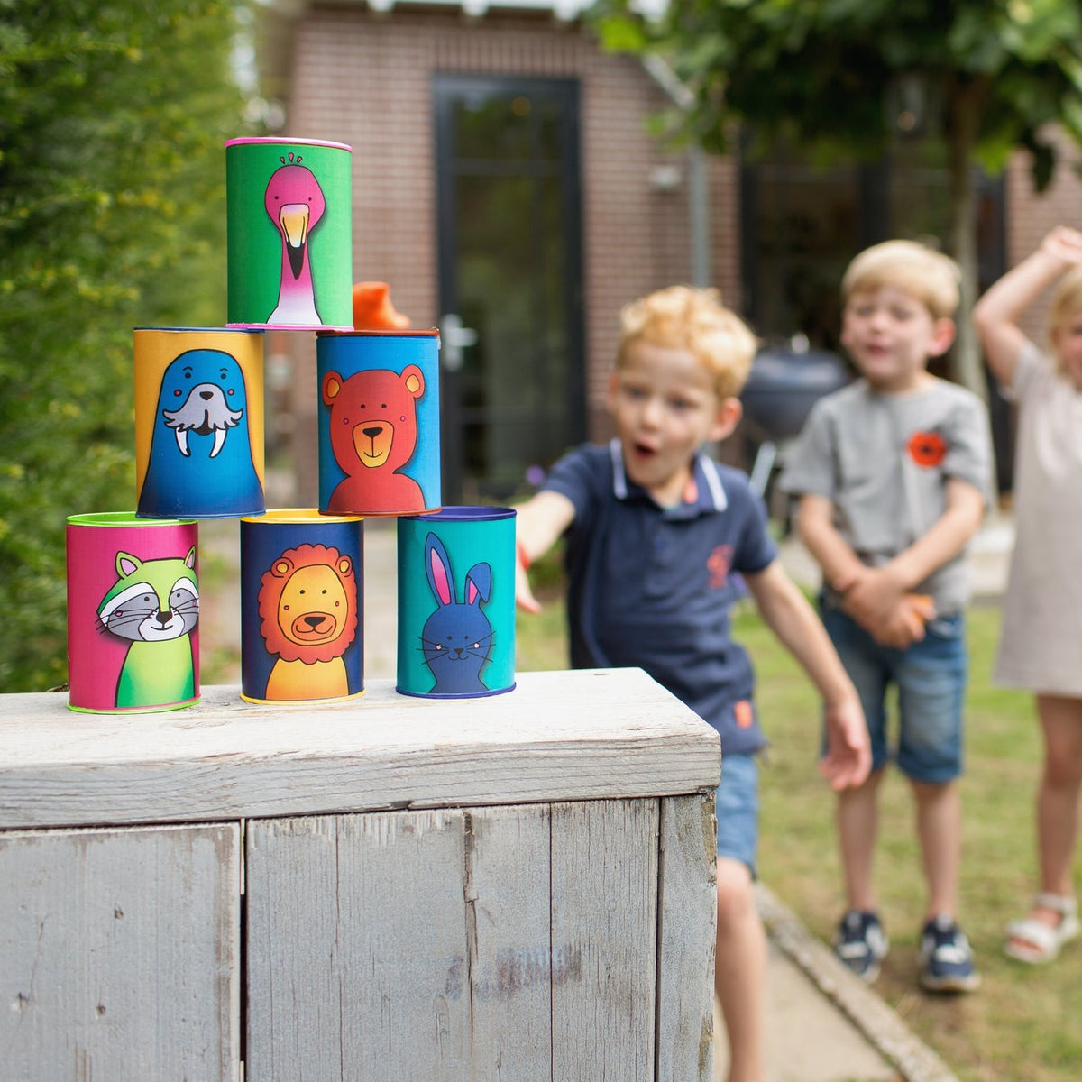 BS Toys Tin Throwing Game – Wildlife