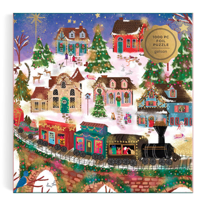 Galison 1000pc - Joy Laforme Twinkletown Express Foil Puzzle