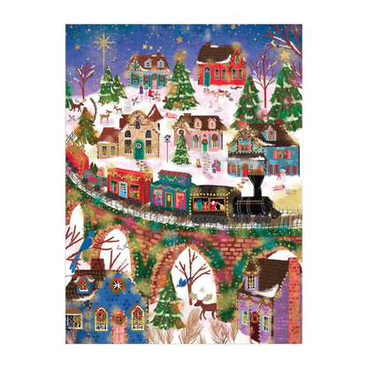 Galison 1000pc - Joy Laforme Twinkletown Express Foil Puzzle