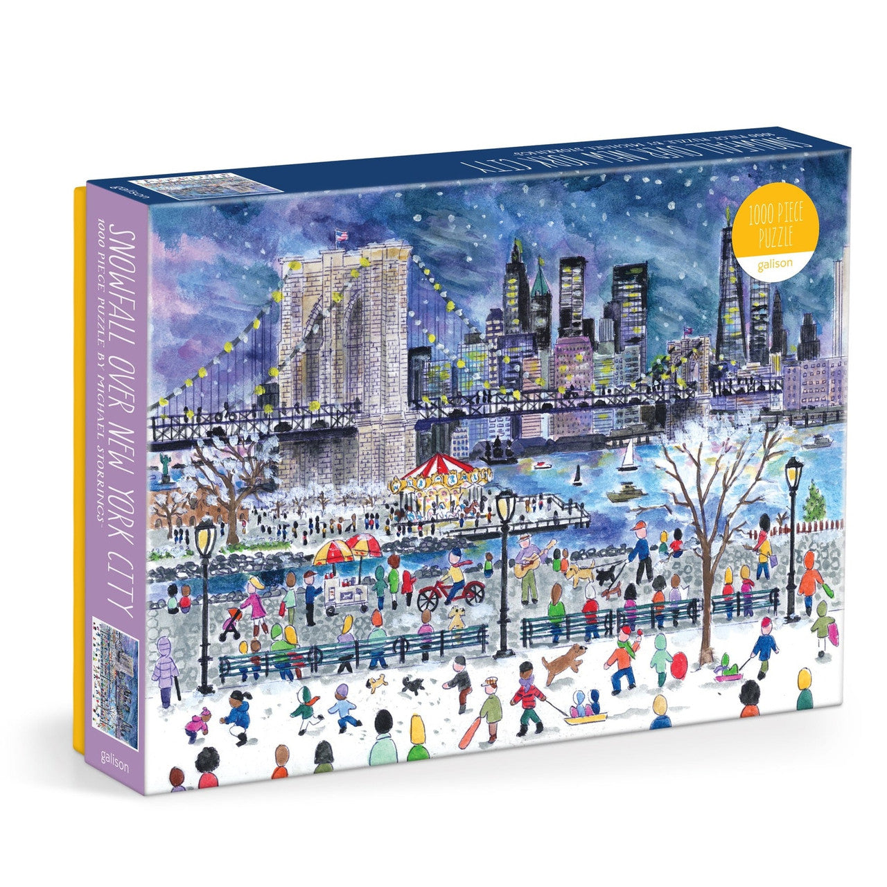 Galison 1000pc - Michael Storrings Snowfall Over New York City Puzzle