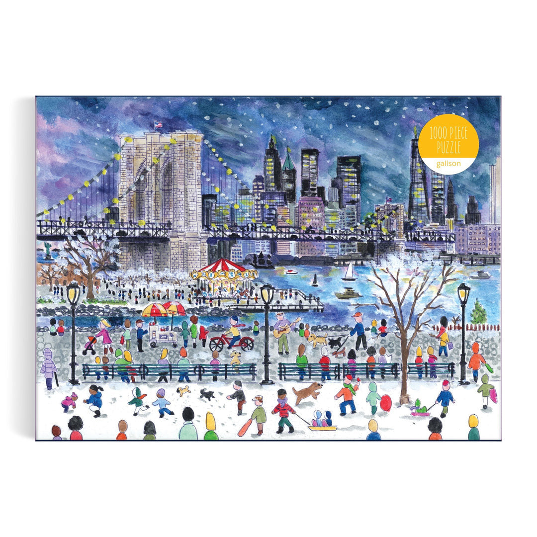 Galison 1000pc - Michael Storrings Snowfall Over New York City Puzzle