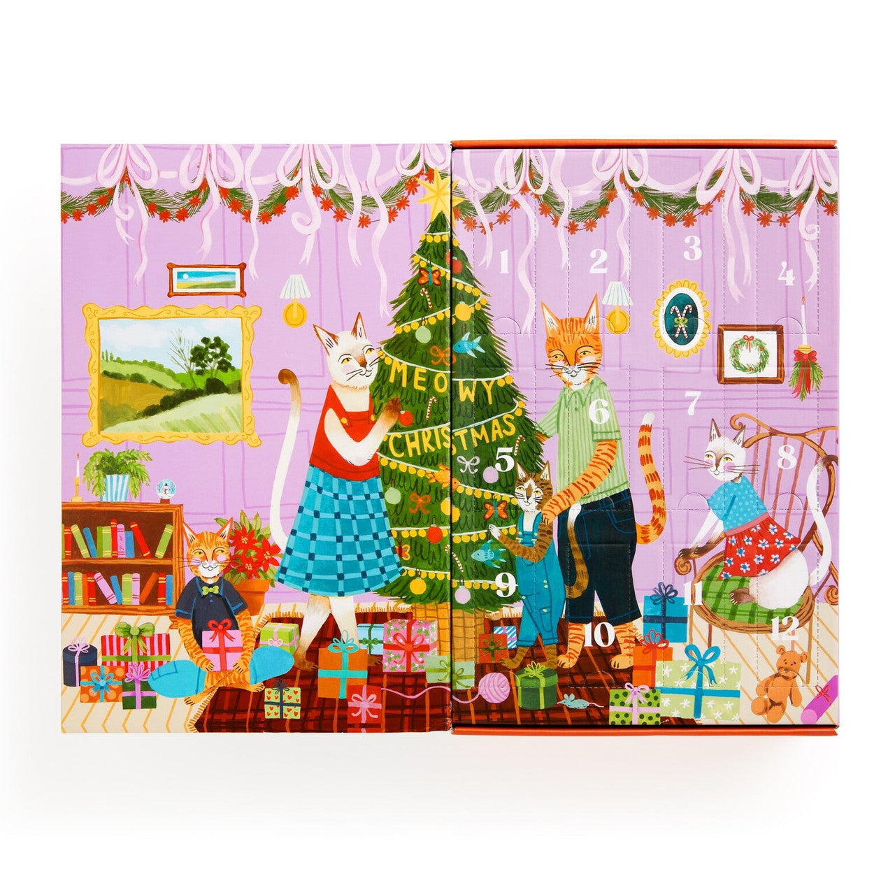 Galison 500pc - Meowy Christmas 12 Days of Puzzles - Advent Calendar