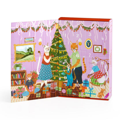 Galison 500pc - Meowy Christmas 12 Days of Puzzles - Advent Calendar
